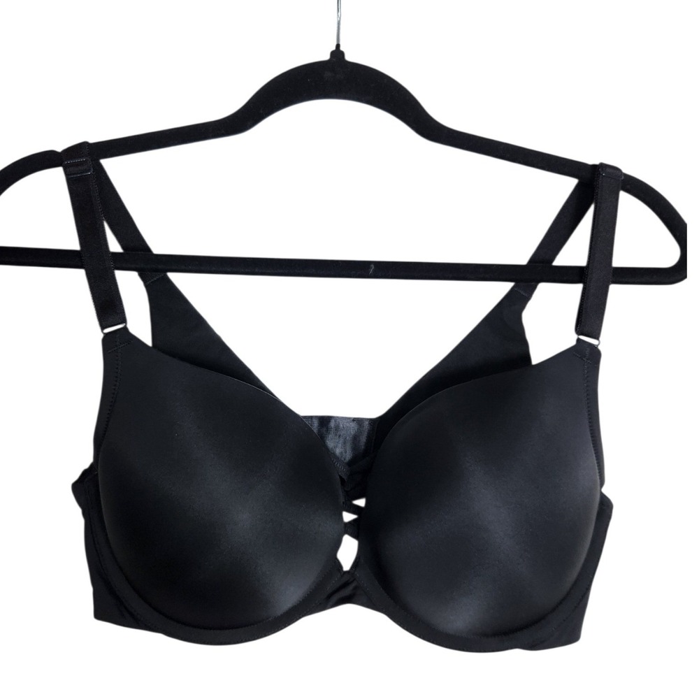 Torrid Curve 360 Back Smoothing Push-Up Plunge Bra Black 36DD RN148862